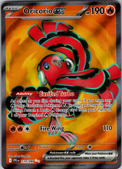 Oricorio ex 110/094 Ultra Rare Pokemon TCG Phantasmal Flames NM - Image 1