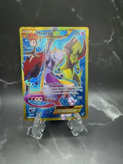 2015 Pokemon XY BREAKthrough Mewtwo EX Secret Rare #163/162 - Image 1