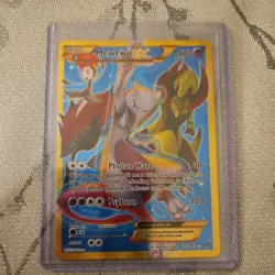2015 Pokemon XY Breakthrough Mewtwo EX 163/162 SECRET RARE NM Near Mint - Image 1