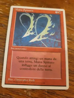 MTG Manabarbs Italian FWB 4th Edition Magic The Gathering MTG Card Vintage Rare - Image 1
