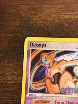 Deoxys 16/107 Destiny Deoxys Movie Promo Pokemon Card Stamped Rare - Image 2