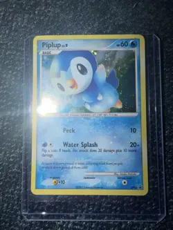 Pokemon Piplup DP03 Diamond & Pearl Promo Holo Basic Card 2007 - Image 1
