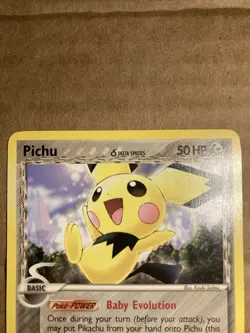 Pichu Pokemon Card Holon Phantoms 76/110 LP - Image 3