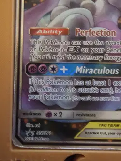 Pokemon Mewtwo & Mew GX TAG TEAM Promo Holo Card SM191 SM 2019 - Image 4