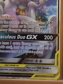 Pokemon Mewtwo & Mew GX TAG TEAM Promo Holo Card SM191 SM 2019 - Image 5