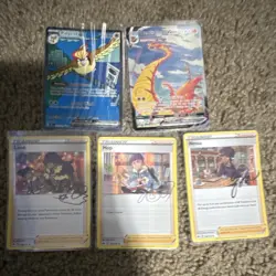 Pokemon TCG 5 Card Lot Charizard VMAX Pidgeot Leon Hop Nessa Trainer English - Image 1