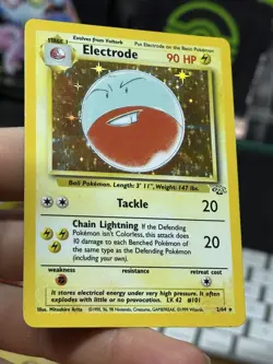 Electrode 2/64 Jungle 1999 Holo Rare Japanese Vintage Pokemon Card Lot WOTC - Image 4