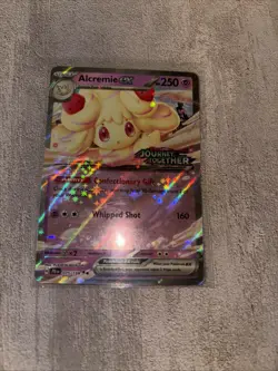 Alcremie EX Double Rare Pokemon TCG Card 075/159 Journey Together Near Mint - Image 1