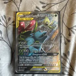 Pokemon Celebi & Venusaur GX TAG TEAM Promo Holo SM SM167 Card - Image 1