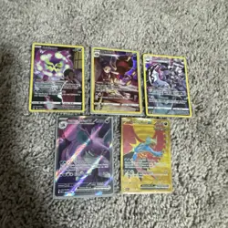 Pokemon Trainer Gallery And Full Art Ex And Gold (5 Card Lot ) Dark Energy - Image 1