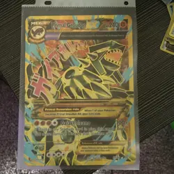 Pokemon Primal Groudon EX Mega Primal Reversion Holo Card 97/98 - Image 1
