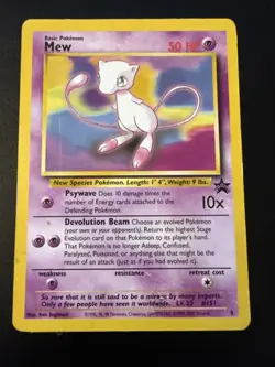 Pokemon TCG Mew Black Star Promos Card 8 - Image 1