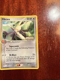 Pokemon Card - Vibrava Legend Maker 46/92 Uncommon Reverse Holo Stamped - Image 5