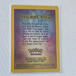 Pokemon Ancient Mew 2000 Movie Promo Holo PSA 5 Card 1 English WITH DETAIL CARD - Image 3
