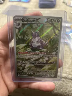 Pokemon TCG Nidoking Scarlet & Violet 151 Illustration Rare Card 174/165 - Image 1