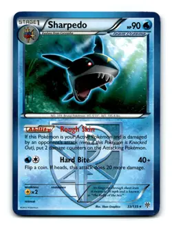 Sharpedo (Team Plasma) - #33/135 - Rare - Pokemon Card-LP - Image 1
