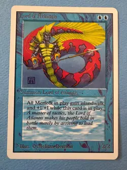 MTG Unlimited Edition, Lord of Atlantis. 1993 Vintage Magic! - Image 1