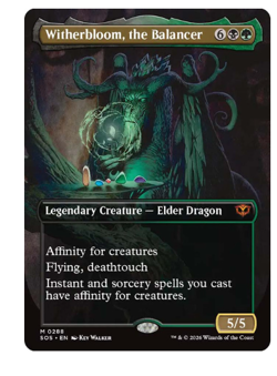 Witherbloom, the Balancer - Borderless Secrets of Strixhaven MTG - Image 1