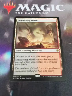 MTG. 2x Smoldering Marsh. Battle for Zendikar. 247/274. Nm - Image 1