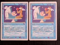 Stasis Set of 2 * REVISED * NM/MT * Magic the Gathering MtG - Image 1