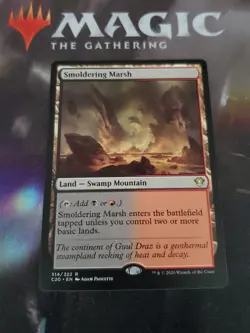 MTG. 2x Smoldering Marsh. Commander 2020. 314/322. Lp - Image 1