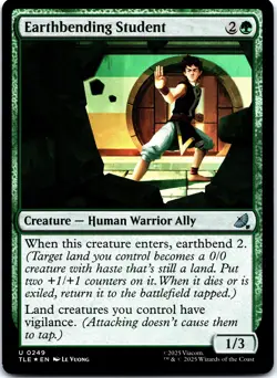 Earthbending Student 249 Avatar: The Last Airbender: Eternal-Legal NM FOIL MTG - Image 1