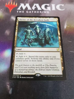 MTG. 3x Shrine of the Forsaken Gods. Commander 2019. 273/302. Lp - Image 1