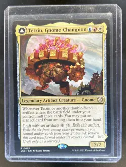 2023 Magic MTG Tetzin Gnome Champion Golden Gear Colossus #13 - Image 1