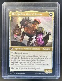 2023 Magic MTG Tetzin Gnome Champion Golden Gear Colossus #13 - Image 2