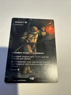 Donnie's Bo Shadowspear (Borderless) Teenage Mutant Ninja Turtles NM (514221) - Image 1