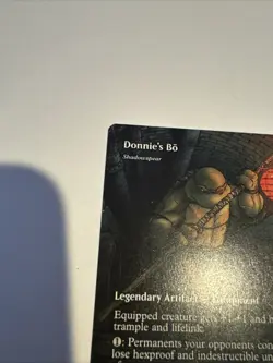 Donnie's Bo Shadowspear (Borderless) Teenage Mutant Ninja Turtles NM (514221) - Image 2