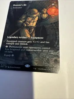 Donnie's Bo Shadowspear (Borderless) Teenage Mutant Ninja Turtles NM (514221) - Image 4