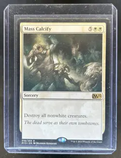 2015 Magic The Gathering Core Set Mass Calcify #018/269 - Image 1