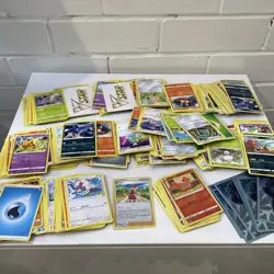 Pokemon Bulk Commons And Card Sleeves Mixed Lot 400+ TCG - Image 5