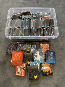 65 Card Sleeve Packs Of 65 - BULK LOT - ETB UPC Sleeves Pokemon TCG Assorted - Image 1