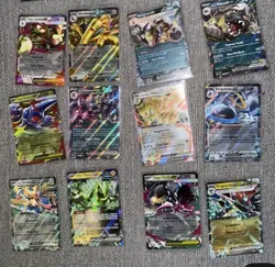 Pokemon EX Card Lot 12x EX Cards Bundle Scarlet & Violet NM Pokemon TCG Bulk - Image 1