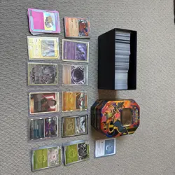 Pokemon TCG Large Bundle Assorted Card Selection with Tin(Holo/Bulk) Job Lot - Image 1