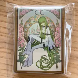 YuGiOh C.C. Code Geass Card Sleeves Gold Frame 60ct Perfect - Image 1