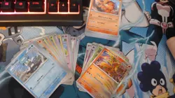 Pokemon Surging Sparks 73 Card Lot – 18 Reverse Holo + 6 Holo – Mixed Bulk – Lp - Image 1