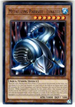 Yugioh! Metallizing Parasite - Lunatite - DCR-EN074 - Rare - Unlimited 25th Anni - Image 1