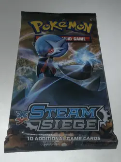 Pokemon TCG XY Steam Siege Booster Pack Factory Sealed 820650801372 - Image 1