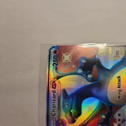 Charizard GX Hidden Fates Holo Full Art Ultra Rare Card SV49/SV94 Pokemon TCG - Image 4