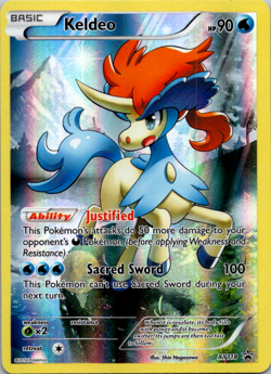 Pokemon TCG Keldeo XY118 Full Art Promo vlp - Image 1