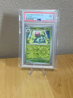 2022 POKEMON MEW EN IVYSAUR REVERSE HOLO CARD #002 PSA 9 MINT - Image 1