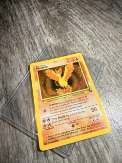 Moltres 12/62 - Holo Rare - Fossil Set - 1999 Pokemon WotC Vintage - NM-LP - Image 4