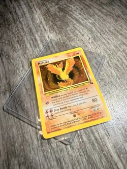 Moltres 12/62 - Holo Rare - Fossil Set - 1999 Pokemon WotC Vintage - NM-LP - Image 5