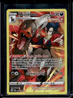 2022 Pokemon SWSH Brilliant Stars Houndoom Trainer Gallery Holo #TG10/TG30 - Image 1