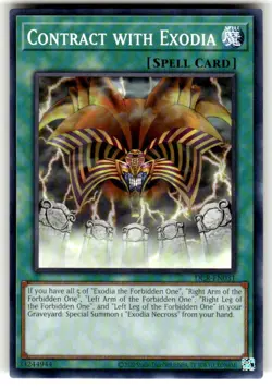Yugioh 25th Anniversary Contract With Exodia DCR-EN031 NM Common - Image 1