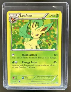 2011 Pokemon BW Black Star Promos Leafeon #BW87 - Image 1
