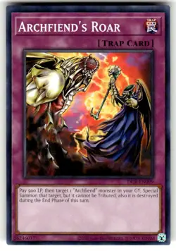 Yugioh! Archfiend's Roar - DCR-EN099 - Common - Unlimited 25th Anniversary Editi - Image 1